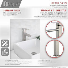 Load image into Gallery viewer, Daysi Bathroom Faucet Single Handle Brushed Nickel Finish by Stylish B-121B