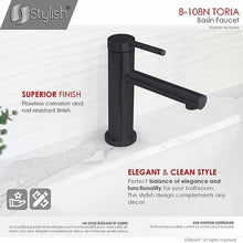 Load image into Gallery viewer, Toria Bathroom Faucet Single Handle Chrome Polished Finish by Stylish B-108C