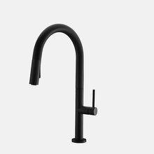 Load image into Gallery viewer, Catania Single Lever Handle Pull Down Deck Mounted Kitchen Faucet by Stylish - K-141N