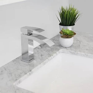 Sabana Bathroom Faucet Single Handle Brushed Nickel Finish by Stylish B-109B