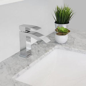 Sabana Bathroom Faucet Single Handle Brushed Nickel Finish by Stylish B-109B
