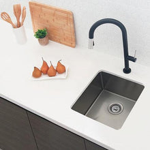 Load image into Gallery viewer, 16 inch Graphite Single Bowl Undermount Stainless Steel Bar Sink, by Stylish S-709XS Lava