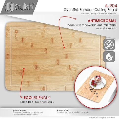Over the Sink Bamboo Cutting Board by Stylish