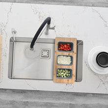 Load image into Gallery viewer, Over the Sink Serving Board with 3 Containers by Stylish A-910