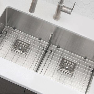 3.5 Inch Square Stainless Steel Kitchen Sink Strainer with Removable Basket by Stylish ST-04
