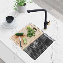 Load image into Gallery viewer, STYLISH 18 inch Rectangular Undermount Ceramic Bathroom Sink with 2 Overflow Finishes