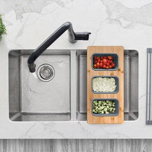 Load image into Gallery viewer, Over the Sink Serving Board with 3 Containers by Stylish A-910