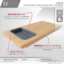 Load image into Gallery viewer, Over the Sink Serving Board with 1 Container by Stylish A-913