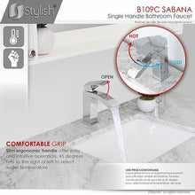 Load image into Gallery viewer, Sabana Bathroom Faucet Single Handle Brushed Nickel Finish by Stylish B-109B