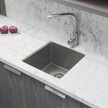 Load image into Gallery viewer, 16 inch Graphite Single Bowl Undermount Stainless Steel Bar Sink, by Stylish S-709XS Lava