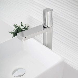 Nessa Bathroom Faucet Single Handle Chrome Polished Finish by Stylish B-122C