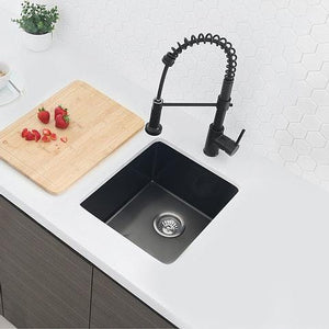 Single Handle Pull Down Kitchen Faucet - Brushed Nickel Finish by Stylish K-107B