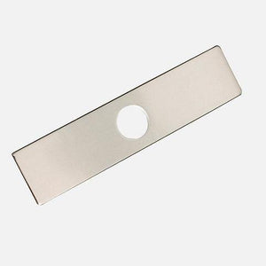 10" Kitchen Deck Plate Brushed Nickel Finish Square Shape by Stylish A-803B