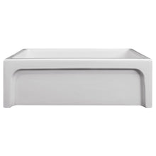 Load image into Gallery viewer, ZLINE Turin Farmhouse Reversible Fireclay Sink in White Gloss - FRC5117-WH-30