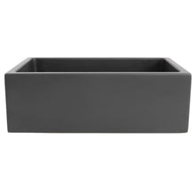 Load image into Gallery viewer, ZLINE Venice Farmhouse Reversible Fireclay Sink in Charcoal - FRC5119-CL-30