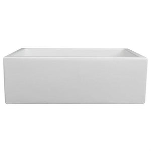 ZLINE Venice Farmhouse Reversible Fireclay Sink in Charcoal - FRC5119-CL-30