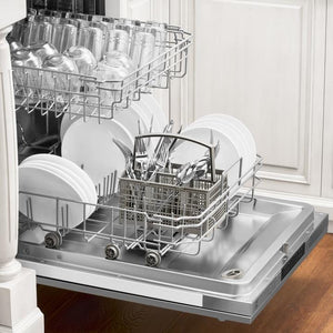 ZLINE 24" Top Control Dishwasher with Stainless Steel Tub and Traditional Style Handle