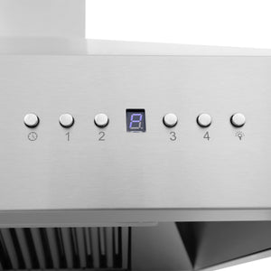 ZLINE Professional Wall Mount Range Hood in Stainless Steel with Built-in CrownSound™ Bluetooth Speakers