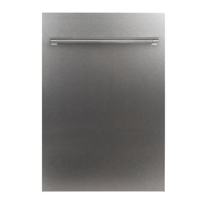 ZLINE 18" Top Control Dishwasher with Stainless Steel Tub and Modern Style Handle