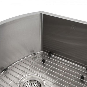 ZLINE 22" Telluride Undermount Single Bowl Sink in Stainless Steel with Accessories