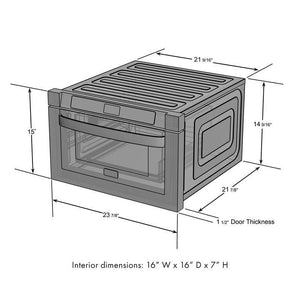ZLINE 24" 1.2 cu. ft. Microwave Drawer (MWD-1)
