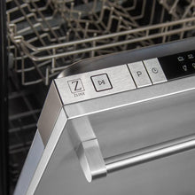 Load image into Gallery viewer, ZLINE 24&quot; Top Control Dishwasher with Stainless Steel Tub and Traditional Style Handle