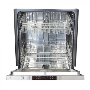 ZLINE 24" Top Control Dishwasher with Stainless Steel Tub and Traditional Style Handle