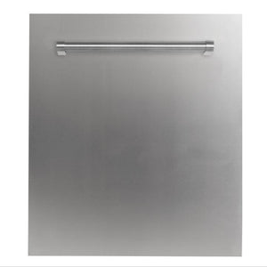 ZLINE 24" Top Control Dishwasher with Stainless Steel Tub and Traditional Style Handle
