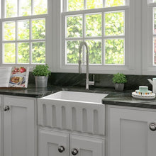 Load image into Gallery viewer, ZLINE 24&quot; Venice Farmhouse Reversible Fireclay Kitchen Sink