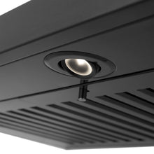 Load image into Gallery viewer, ZLINE Convertible Vent Wall Mount Range Hood in Black Stainless Steel with Crown Molding