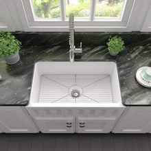 Load image into Gallery viewer, ZLINE 30&quot; Venice Farmhouse Reversible Fireclay Kitchen Sink