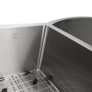 ZLINE 33" Aspen Undermount Double Bowl Sink in Stainless Steel