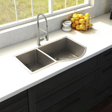 Load image into Gallery viewer, ZLINE 33&quot; Cortina Undermount Double Bowl Sink in Stainless Steel