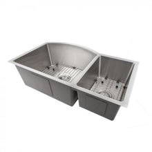 Load image into Gallery viewer, ZLINE 33&quot; Cortina Undermount Double Bowl Sink in Stainless Steel