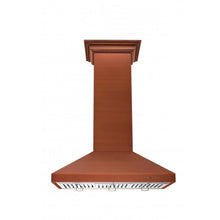 Load image into Gallery viewer, ZLINE 36&quot; Designer Series Copper Island Mount Range Hood