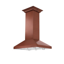 Load image into Gallery viewer, ZLINE 36&quot; Designer Series Copper Island Mount Range Hood