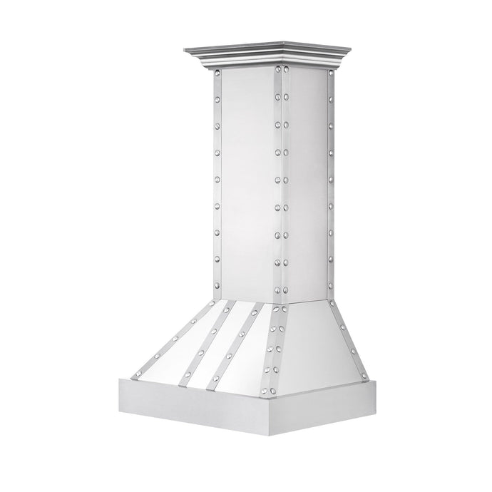 ZLINE Convertible Vent Designer Series Wall Mount Range Hood in DuraSnow™ Stainless Steel