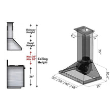 Load image into Gallery viewer, ZLINE Designer Series Wall Mount Range Hood (8KBE)