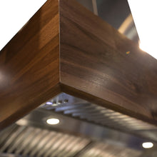 Load image into Gallery viewer, ZLINE Designer Series Wooden Island Mount Range Hood in Butcher Block