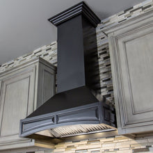 Load image into Gallery viewer, ZLINE Wooden Wall Mount Range Hood In Black - Includes Remote Motor
