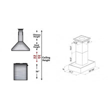 Load image into Gallery viewer, ZLINE Dual Remote Blower Designer Series Wooden Island Mount Range Hood in Butcher Block