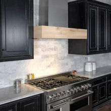 Load image into Gallery viewer, ZLINE Dual Remote Blower Designer Series Wooden Wall Mount Range Hood in Butcher Block