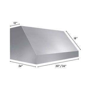 ZLINE DuraSnow® Stainless Steel Under Cabinet Range Hood