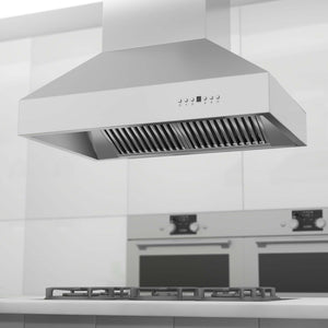 ZLINE Ducted Island Mount Range Hood in Stainless Steel