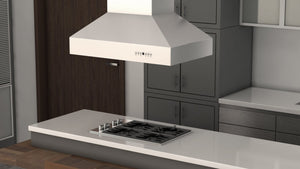 ZLINE Ducted Island Mount Range Hood in Stainless Steel