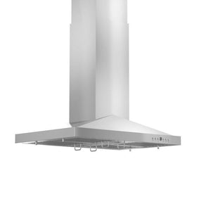 ZLINE Island Mount Range Hood In Stainless Steel