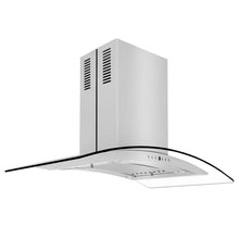 Load image into Gallery viewer, ZLINE Convertible Vent Island Mount Range Hood in Stainless Steel &amp; Glass