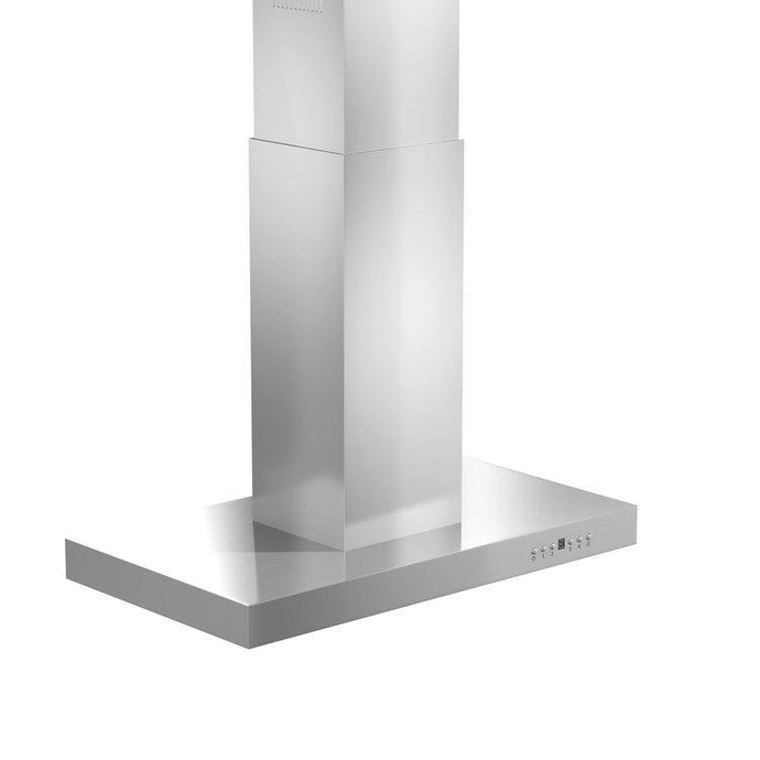 ZLINE Convertible Vent Island Mount Range Hood in Stainless Steel