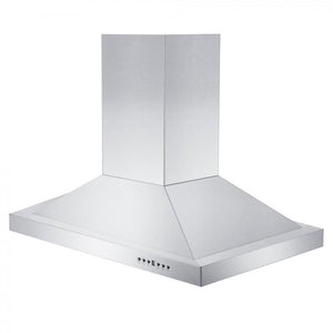 ZLINE Convertible Vent Island Mount Range Hood in Stainless Steel