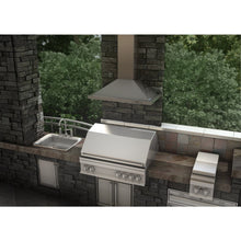 Load image into Gallery viewer, ZLINE Convertible Vent Outdoor Approved Wall Mount Range Hood in Stainless Steel